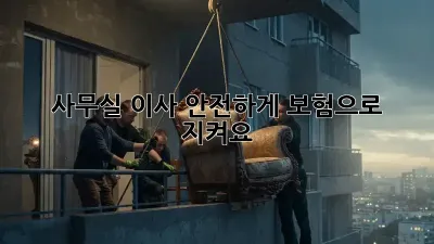 사무실 이사, 안전하게 보험으로 지켜요!